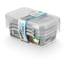 NanoBox набор контейнеров для хранения пищи, 3 шт. цена и информация | Контейнеры для хранения продуктов | hansapost.ee