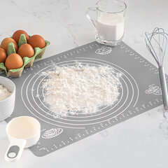 силиконовая доска для выпечки 40x30 см, серая цена и информация | Формы, посуда для выпечки | hansapost.ee