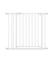 Защитные ворота с удлинителем Hauck Open N Stop 2, 75 - 80 см + 9 см, белого цвета цена и информация | Товары для безопасности детей дома | hansapost.ee