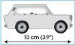 Konstruktorid Cobi Trabant 601 Universal, 70 d. цена и информация | Klotsid ja konstruktorid | hansapost.ee