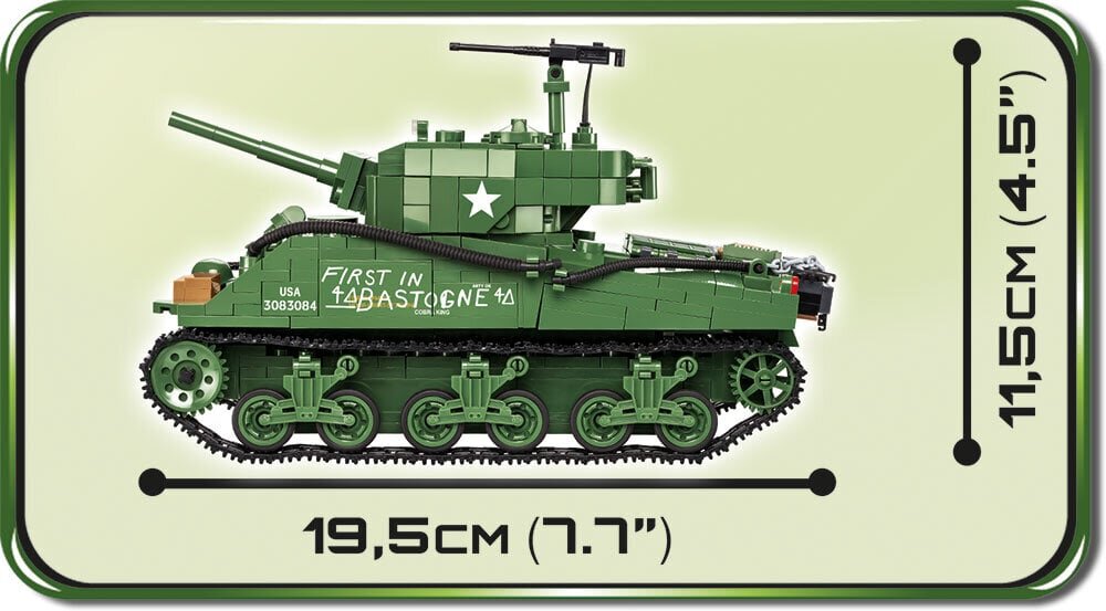 Konstruktor Cobi HC II maailmasõda Sherman M4AE2 Jumbo 2joon.2550, 720 d. цена и информация | Klotsid ja konstruktorid | hansapost.ee