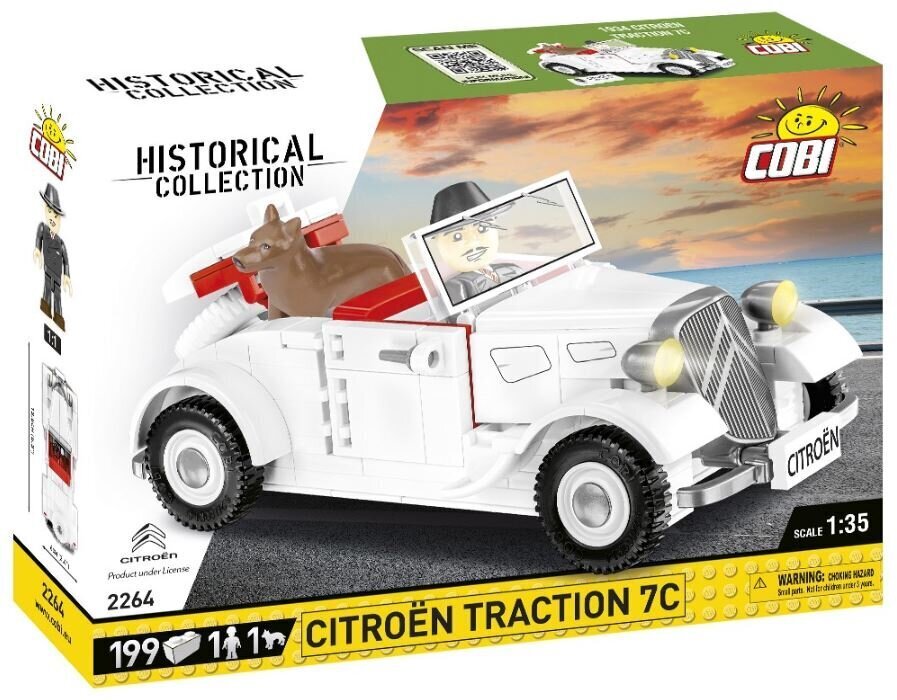 Konstruktor Cobi Citroen Traction 7C, 215 d. цена и информация | Klotsid ja konstruktorid | hansapost.ee