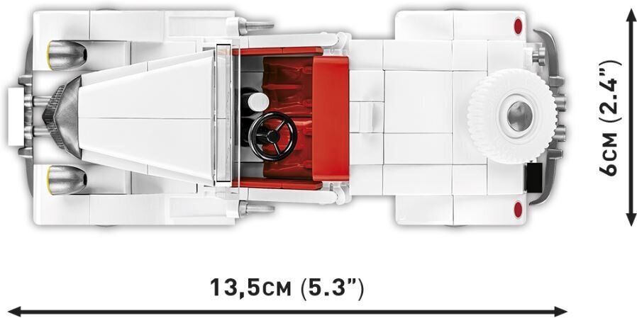 Konstruktor Cobi Citroen Traction 7C, 215 d. цена и информация | Klotsid ja konstruktorid | hansapost.ee