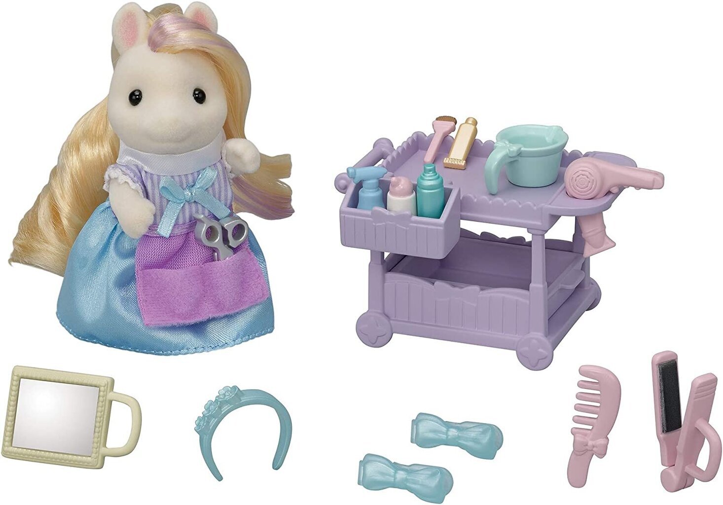 Figuur Sylvanian Families The Pony Mum and Her Styling Kit цена и информация | Mänguasjad tüdrukutele | hansapost.ee