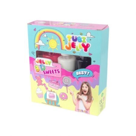 Loominguline komplekt Tubi Jelly - Maiustused (3 värvi), Tuban TU3317 цена и информация | Arendavad laste mänguasjad | hansapost.ee