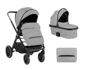 Universaalne jalutuskäru Tiffany Adjustable 2in1, Light Grey hind ja info | Vankrid, jalutuskärud | hansapost.ee