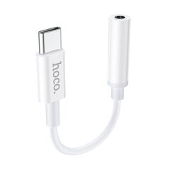 Audio adapter Hoco LS30 Type-C to 3.5mm valge hind ja info | USB adapterid ja jagajad | hansapost.ee