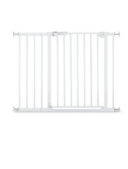 Защитные ворота с удлинителем Hauck Clear Step Autoclose 2, 75 - 80 см + 21 см, белого цвета цена и информация | Товары для безопасности детей дома | hansapost.ee
