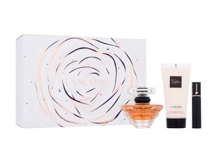 Komplekt Lancôme Tresor naistele: parfüümvesi EDP, 30 ml + kehapiim, 50 ml + mini ripsmetušš, 2 ml hind ja info | Parfüümid naistele | hansapost.ee