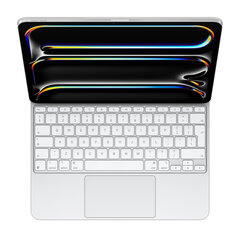Magic Keyboard for iPad Pro 13‑inch (M4) - International Swedish - White MWR43S/A hind ja info | Tahvelarvuti ümbrised ja kaaned | hansapost.ee
