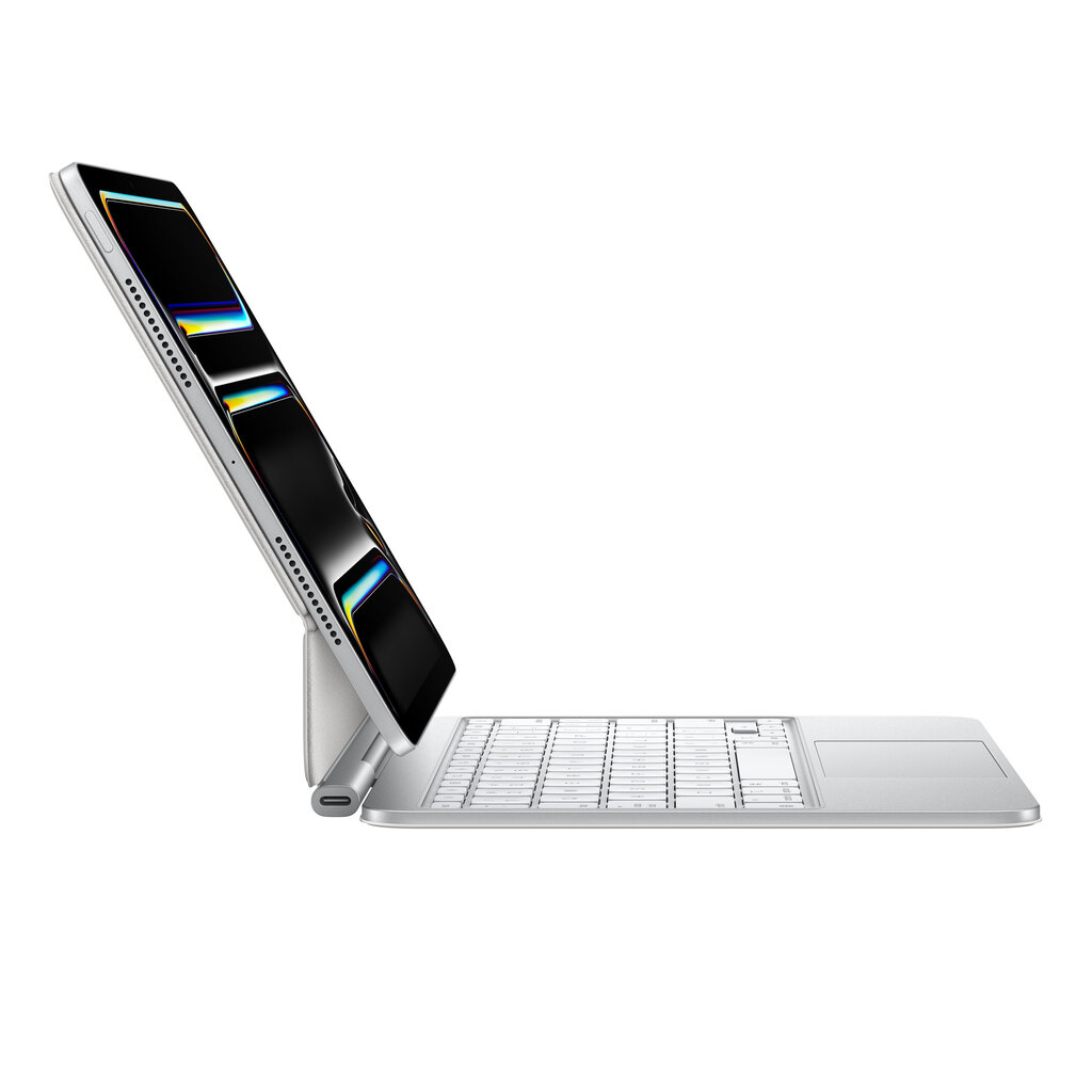 Magic Keyboard for iPad Pro 11‑inch (M4) - International Swedish - White MWR03S/A hind ja info | Tahvelarvuti ümbrised ja kaaned | hansapost.ee