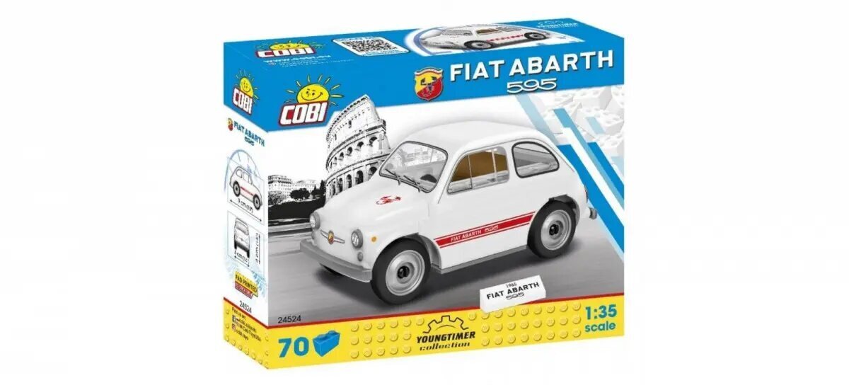 Konstruktor Cobi Fiat Abarth, 70 tk цена и информация | Klotsid ja konstruktorid | hansapost.ee