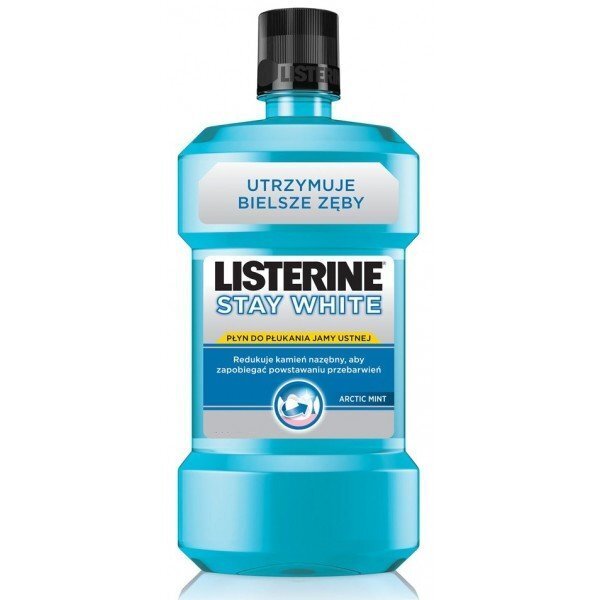 Suuloputusvedelik Listerine Stay White 500 ml hind ja info | Hambaharjad, hampapastad ja suuloputusvedelikud | hansapost.ee