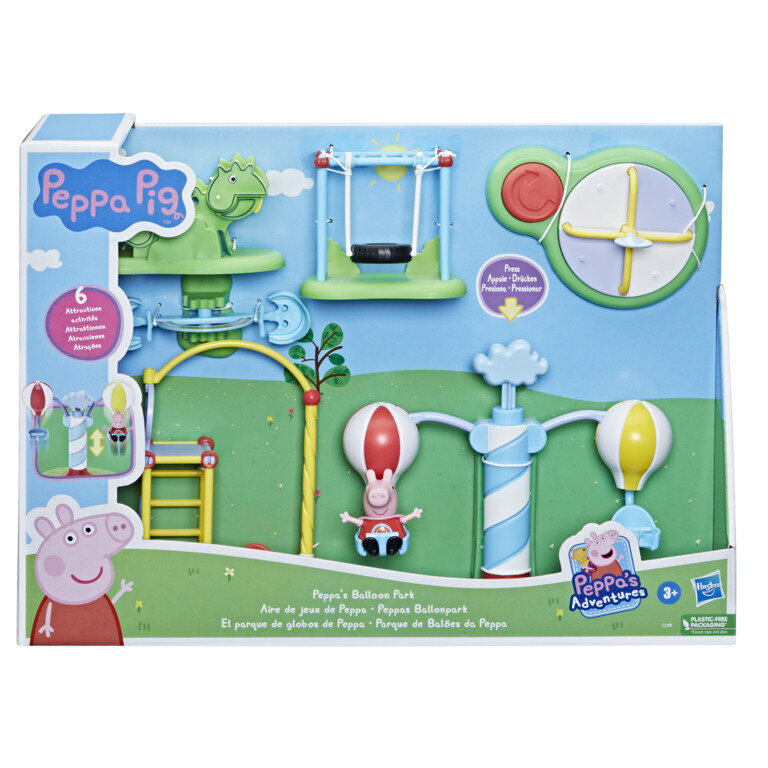 Figuurikomplekt Peppa Pig Balloon Park Adventure цена и информация | Mänguasjad tüdrukutele | hansapost.ee
