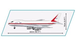 Konstruktor Cobi Boeing 747 Esimene lend 1969. aasta 26609, 1051 päeva. hind ja info | Klotsid ja konstruktorid | hansapost.ee