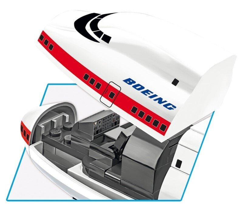 Konstruktor Cobi Boeing 747 Esimene lend 1969. aasta 26609, 1051 päeva. hind ja info | Klotsid ja konstruktorid | hansapost.ee