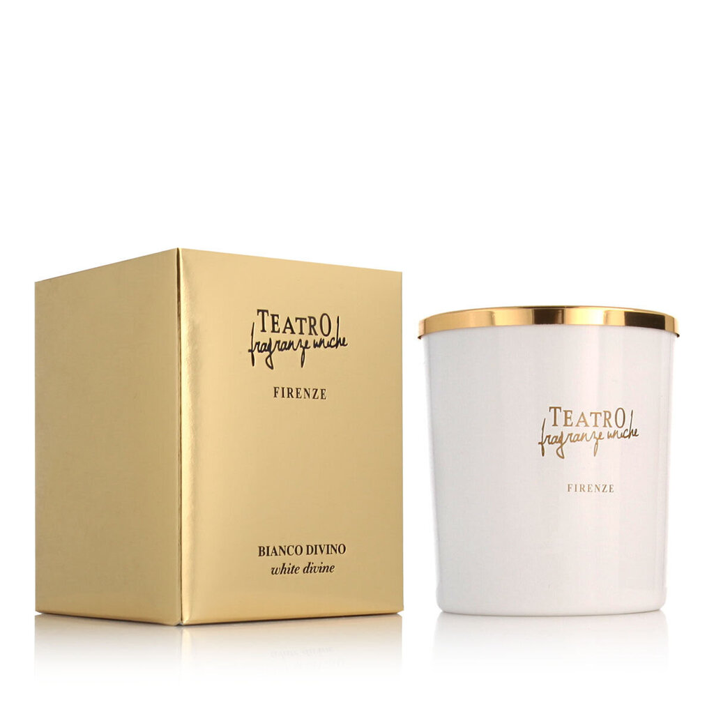 Lõhnastatud küünal Teatro Fragranze White Divine (180 g) hind ja info | Küünlad, küünlajalad | hansapost.ee