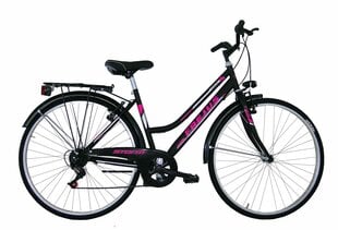 Linnaratas SMD28106C 28", must цена и информация | Велосипеды | hansapost.ee