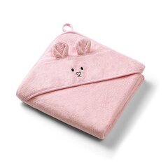 BabyOno kapuutsiga rätik 1553/01, 100x100 cm, roosa hind ja info | Rätikud ja saunalinad | hansapost.ee
