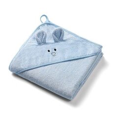 BabyOno kapuutsiga rätik 1553/02, 100x100 cm, sinine hind ja info | Rätikud ja saunalinad | hansapost.ee