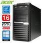 Lauaarvuti Acer Veriton M4610G MT G630 16GB 480SSD DVD WIN10Pro hind ja info | Lauaarvutid | hansapost.ee