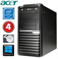 Acer Veriton M4610G MT G630 4GB 250GB DVD WIN10 hind ja info | Lauaarvutid | hansapost.ee