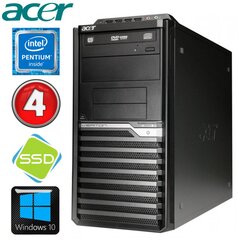 Lauaarvuti Acer Veriton M4610G MT G630 4GB 120SSD DVD WIN10 hind ja info | Lauaarvutid | hansapost.ee