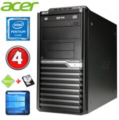 Lauaarvuti Acer Veriton M4610G MT G630 4GB 120GB+500GB DVD WIN10 hind ja info | Lauaarvutid | hansapost.ee