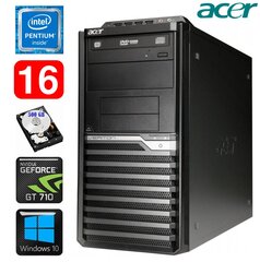 Acer Veriton M4610G MT G630 16GB 500GB GT710 2GB DVD WIN10 цена и информация | Стационарные компьютеры | hansapost.ee