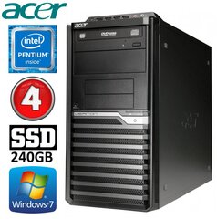 Acer Veriton M4610G MT G630 4GB 240SSD DVD WIN7Pro hind ja info | Lauaarvutid | hansapost.ee