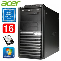 Acer Veriton M4610G MT G630 16GB 250GB DVD WIN7Pro цена и информация | Стационарные компьютеры | hansapost.ee