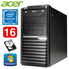 Lauaarvuti Acer Veriton M4610G MT G630 16GB 500GB DVD WIN7Pro hind ja info | Lauaarvutid | hansapost.ee