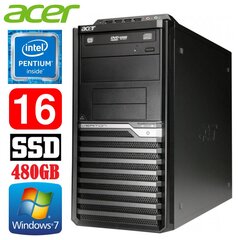 Lauaarvuti Acer Veriton M4610G MT G630 16GB 480SSD DVD WIN7Pro hind ja info | Lauaarvutid | hansapost.ee