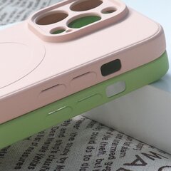Совместимый с MagSafe силиконовый чехол для iPhone 15 — черный цена и информация | Чехлы для телефонов | hansapost.ee