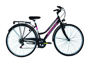 Linnaratas Frejus Storm 28", must/roosa цена и информация | Велосипеды | hansapost.ee