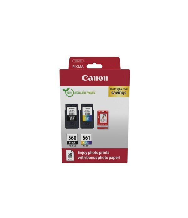 Canon CRG PG-560/CL-561 PVP (3713C008) цена и информация | Tindiprinteri kassetid | hansapost.ee