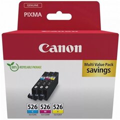 Canon CLI-526 C/M/Y (4541B018) цена и информация | Картриджи для струйных принтеров | hansapost.ee