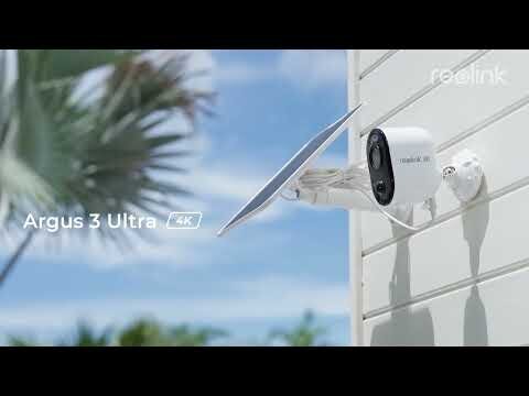 Valvekaamera Reolink Argus 3 Ultra Dual Band WiFi-ga 8MP, 4K, värviline öönägemine цена и информация | Valvekaamerad | hansapost.ee