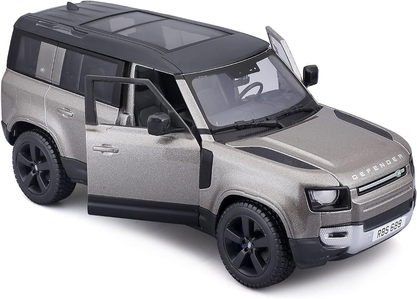 Bburago 1:24 Land Rover Defender 2022 hõbe 21101SL цена и информация | Mänguasjad poistele | hansapost.ee