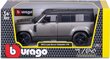 Bburago 1:24 Land Rover Defender 2022 hõbe 21101SL цена и информация | Mänguasjad poistele | hansapost.ee