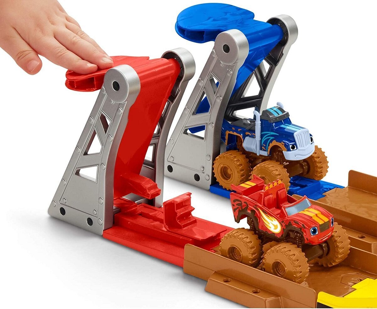 Fisher Price mängukomplekt Blaze And The Monster Machines Mud Pit Race Track hind ja info | Mänguasjad poistele | hansapost.ee