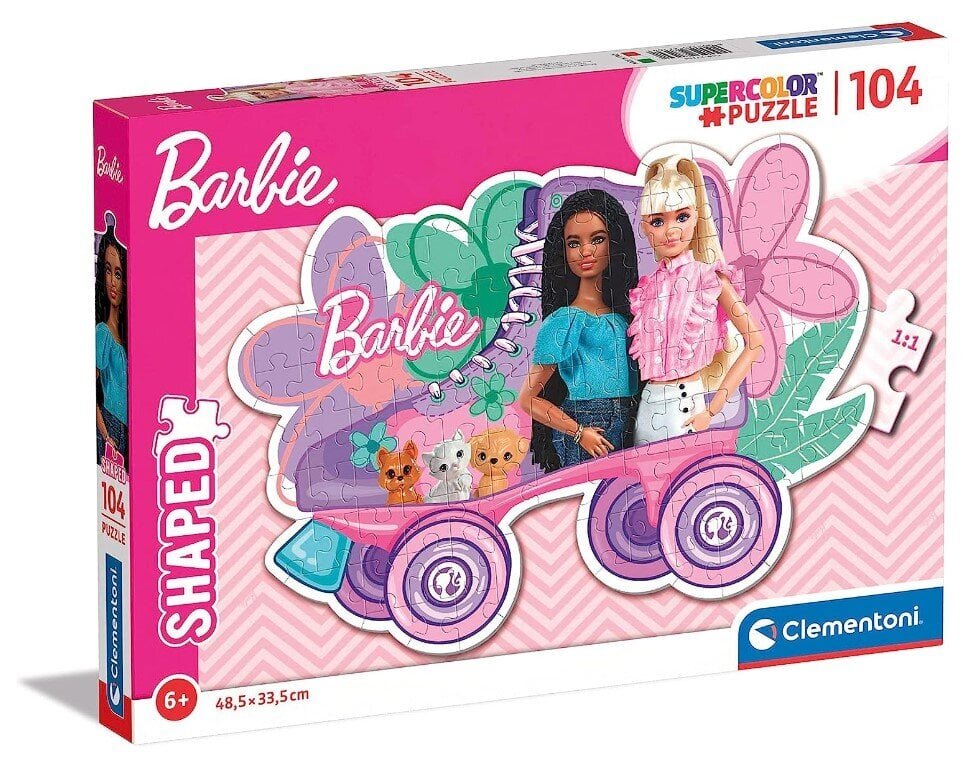 Clementoni mõistatus 104 Barbie 27164 hind ja info | Pusled lastele ja täiskasvanutele | hansapost.ee