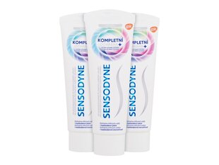 Зубная паста Sensodyne Complete Protection, 3x75 мл цена и информация | Зубные щетки, пасты | hansapost.ee