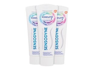 Зубная паста Sensodyne Complete Protection, 3x75 мл цена и информация | Зубные щетки, пасты | hansapost.ee