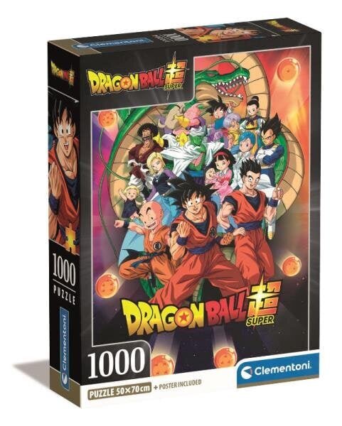 Pusle DragonBall Clementoni, 39919, 1000 tk цена и информация | Pusled lastele ja täiskasvanutele | hansapost.ee