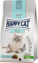 Happy Cat Sensitive Skin & Coat kassitoit, 4kg hind ja info | Kassi kuivtoit ja kassikrõbinad | hansapost.ee