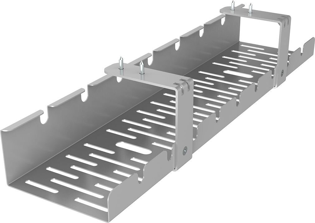 Spacetronik kaabliorganiseerija, hall, 50x12x9 cm hind ja info | Hoiukastid ja korvid | hansapost.ee