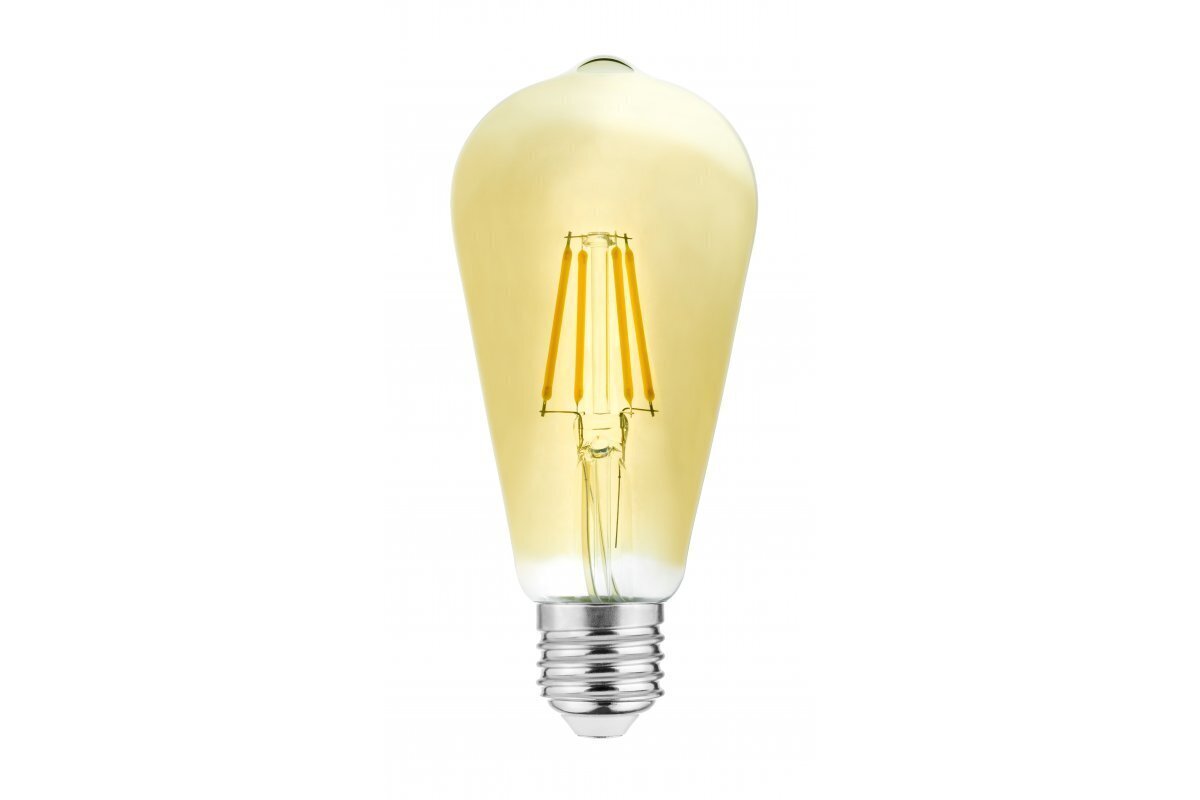 Pirn LED, ST64, E27, 4W, 400Lm, 3000K, Filament Vintage, 220-240V, 360° hind ja info | Lambipirnid ja LED-pirnid | hansapost.ee