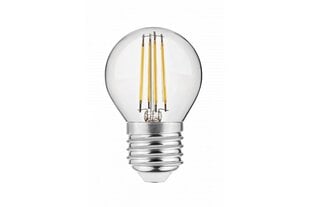 Лампа светодиодная G45, FILAMENT, E27, 4 Вт, 400 Лм, 3000K, 220-240В, 360° цена и информация | Лампочки | hansapost.ee
