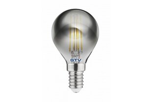 Лампа светодиодная, FILAMENT, A-G, G45, 2700K, E14, 4,0W, AC220-240V, 360°, 300lm, 44mA, серая цена и информация | Электрические лампы | hansapost.ee